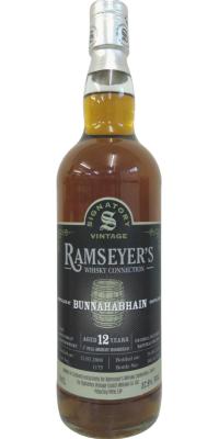 Bunnahabhain 2008 SV The Un-Chillfiltered Collection 1st fill Sherry Hogshead #1175 Ramseyer's Whisky Connection 57.8% 700ml