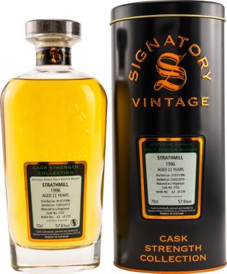 Strathmill 1996 SV Cask Strength Collection #2102 57.6% 700ml