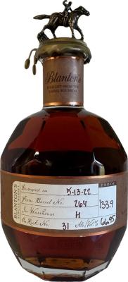 Blanton's Straight from the Barrel #4 Charred American White Oak Barrel 66.95% 700ml