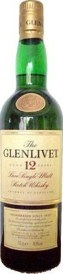 Glenlivet 12yo Unhurried Since 1824 40% 700ml
