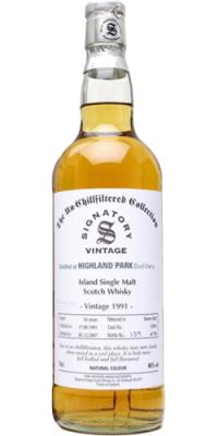 Highland Park 1991 SV The Un-Chillfiltered Collection Sherry Butt #15095 46% 700ml