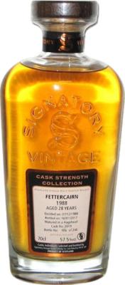 Fettercairn 1988 SV Cask Strength Collection #2019 57.5% 700ml