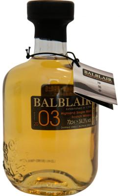 Balblair 2003 Spanish oak ex-sherry butt #888 Shen Ge Hui Gui Yang Shen Ge Hui 54.3% 700ml