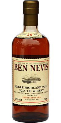 Ben Nevis 1970 Fort William Limited #4541 53.7% 750ml