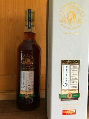 Glentauchers 2008 DT Dimensions Sherry Cask #900535 55.2% 700ml