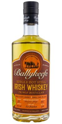 Ballykeefe Distillery Triple Distilled Single Pot Still Irish Whisky Ex-Bourbon 46% 700ml