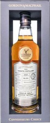 Tomatin 2001 GM Connoisseurs Choice Cask Strength 1st Fill Bourbon Barrel #3142 56.5% 700ml