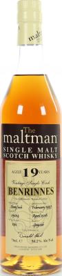 Benrinnes 1997 MBl The Maltman Sherry Finish #05014 50.2% 700ml