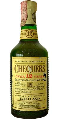 Chequers 12yo McE Blended Scotch Whisky SOC. D.A.R.P 40% 750ml