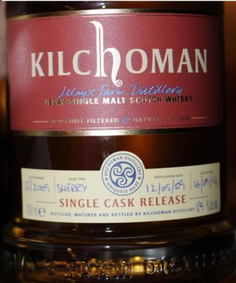 Kilchoman 2009 Single Cask Sherry Cask 35 2009 35/2009 59% 700ml