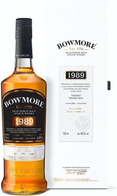 Bowmore 1989 Refill Bourbon Barrel Amazon.co.jp 44.5% 700ml