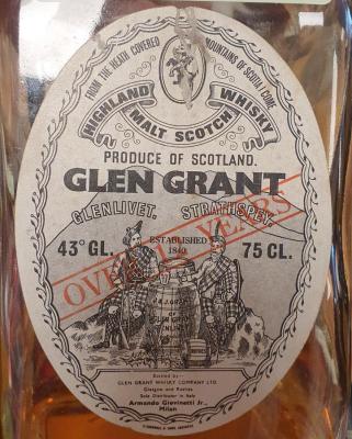 Glen Grant 12yo Armando Giovinetti 43% 750ml