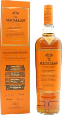 Macallan Edition No.2 Speyside Single Malt Scotch Whisky 48.2% 750ml