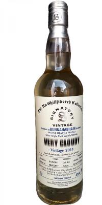 Bunnahabhain 2011 SV The Un-Chillfiltered Collection Very Cloudy 704148 + 704149 40% 700ml