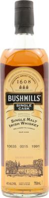 Bushmills 1991 Single Cask #10635 Park Avenue Liquors 43% 750ml