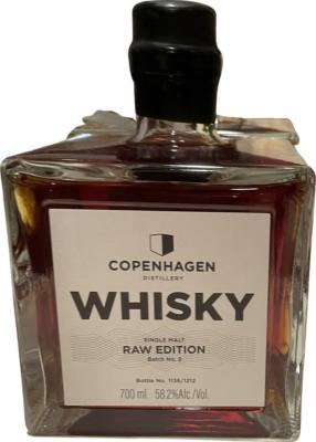 Copenhagen Distillery Single Malt Raw Edition Virgin Hungarian oak 58.2% 700ml