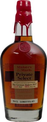 Maker's Mark Private Select Exklusive Oak Stave Selection The German Makers 55.5% 700ml