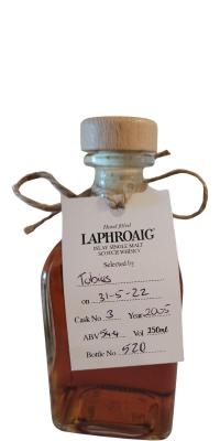 Laphroaig 2005 Warehouse Tasting No 1 54.4% 250ml