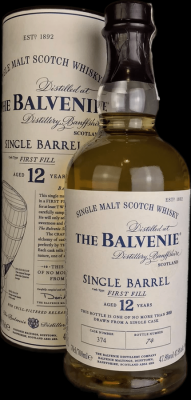 Balvenie 12yo Single Barrel 1st Fill Ex-Bourbon Cask 47.8% 700ml