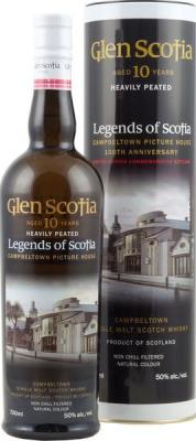 Glen Scotia 10yo Picture House Heavily Peated 50% 700ml