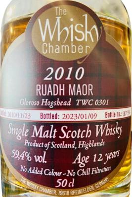 Ruadh Maor 2010 WCh Oloroso Hogshead 59.4% 500ml