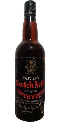 Barclay's Scotch #10 A Very Old Scotch Whisky 43% 700ml