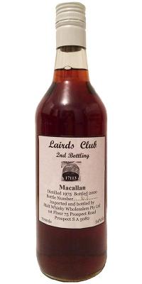 Macallan 1975 UD Lairds Club 2nd Bottling #17113 54% 700ml
