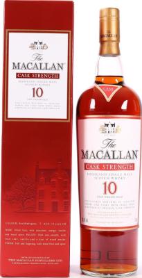 Macallan 10yo Cask Strength Sherry Oak Casks 58.4% 1000ml