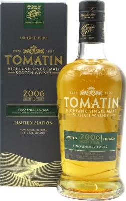 Tomatin 2006 UK Exclusive 39350 & 39351 46% 700ml