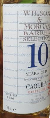 Caol Ila 1986 WM Barrel Selection Extra Strength 50% 700ml