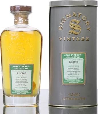 Glencraig 1975 SV Cask Strength Collection Bourbon Barrel #7936 52.5% 700ml