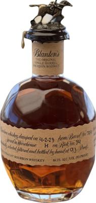 Blanton's The Original Single Barrel Bourbon Whisky #4 Charred American White Oak Barrel 46.5% 700ml