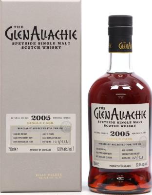 Glenallachie 2005 Single Cask Sherry Butt #901042 63% 700ml