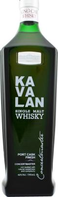 Kavalan Concertmaster Port Cask Finish Port Finish 40% 700ml