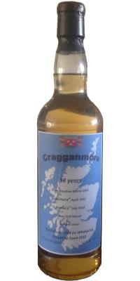 Cragganmore 1992 UD Bourbon Barrel #1465 Whiskyclub Bergen op Zoom 46% 700ml