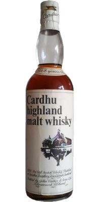 Cardhu 8yo Import Kupferberg Mainz 43% 750ml