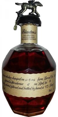 Blanton's The Original Single Barrel Bourbon Whisky #358 46.5% 700ml