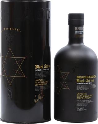 Bruichladdich 1990 Black Art 04.1 23yo 49.2% 700ml