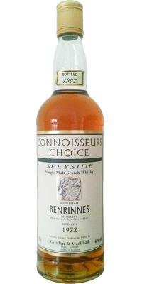Benrinnes 1972 GM Connoisseurs Choice 40% 700ml