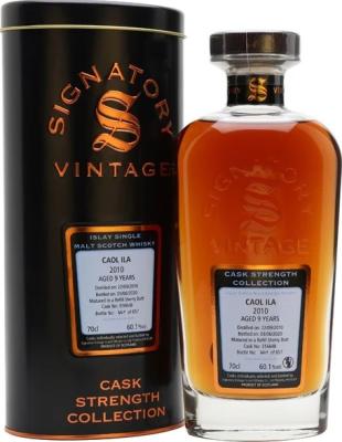 Caol Ila 2010 SV Cask Strength Collection Refill Sherry Butt #316659 60.1% 700ml