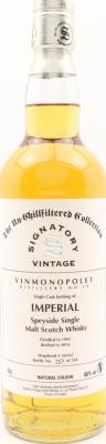 Imperial 1995 SV The Un-Chillfiltered Collection #50162 Vinmonopolet 46% 700ml