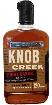 Knob Creek 9yo Single Barrel Reserve #5533 Virginia Bourbon Mafia 60% 750ml