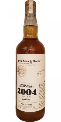 Dalmore 2004 Flvr Deer Bear & Moose Sherry Butt #6529 57.4% 750ml