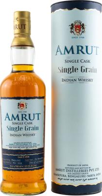 Amrut Single Grain Single Cask Ex-Bourbon #1458 57.1% 700ml