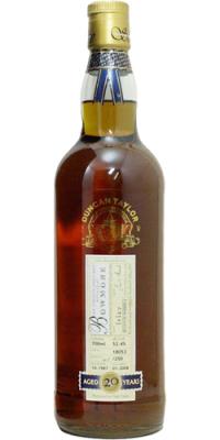 Bowmore 1987 DT Rare Auld Sherry Cask #18053 52.4% 700ml