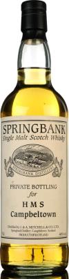 Springbank Private Bottling HMS Campbeltown 46% 700ml