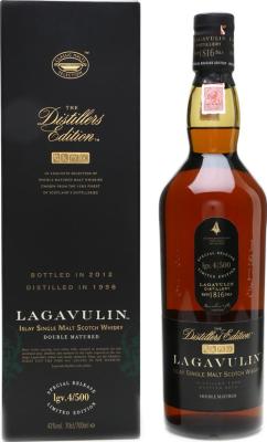 Lagavulin 1996 The Distillers Edition Pedro Ximenez Sherry Wood lgv.4/500 43% 700ml