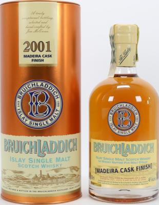Bruichladdich 2001 Madeira Cask Finish 46% 700ml
