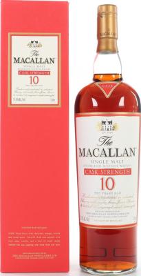 Macallan 10yo Cask Strength Duty Free 57.8% 1000ml