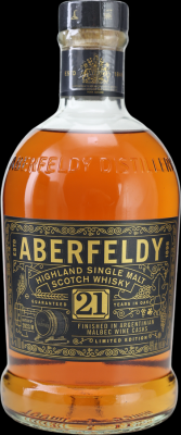 Aberfeldy 21yo Limited Edition Finished in Argentinian malbec wine 46% 700ml